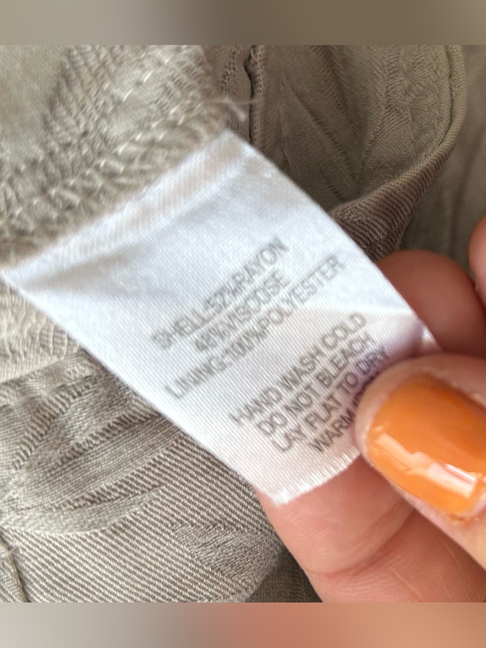 House of Harlow 1960 Sage Green Wide-Leg Embossed Pants - Picture 10 of 10